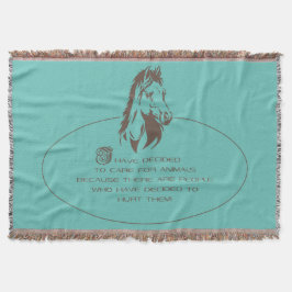 Dierlijke zorg - Drijvende Logo Deken