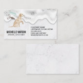 Dierlijke zorg | Hondwaszeep Visitekaartje (Voorkant / Achterkant)