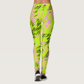 Diermix helder patroon leggings (Achterkant)