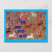 Diermozaïek, dierenredding, briefkaart (Voorkant)