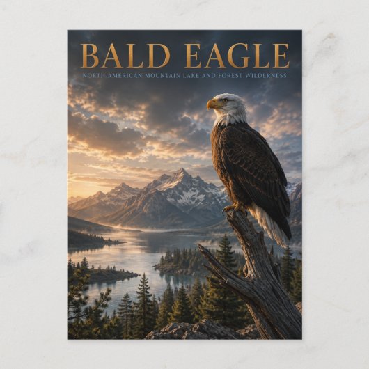 Diern van Bald Eagle Mountain Lake Briefkaart (Voorkant)
