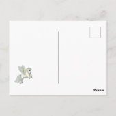 Diernamen met Cartoon Dierlijke Afbeeldingen Briefkaart (Achterkant)