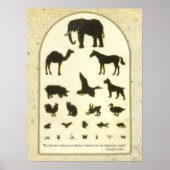 Dierooggrafiek ~ Leonardo da Vinci Quote Poster (Voorkant)