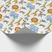dierpatronen cadeaupapier (Hoek)