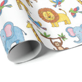 dierpatronen cadeaupapier (Rol Hoek)