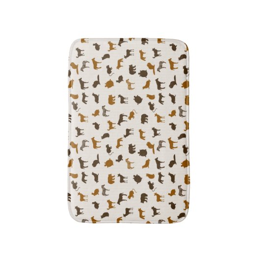 Dierpatroon 1 badmat (Voorkant Verticaal)