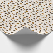 Dierpatroon 1 cadeaupapier (Hoek)