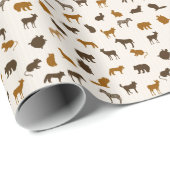 Dierpatroon 1 cadeaupapier (Rol Hoek)