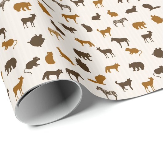 Dierpatroon 1 cadeaupapier (Rol Hoek)