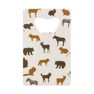 Dierpatroon 1 creditkaart flessenopener