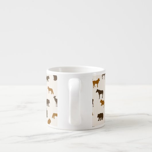 Dierpatroon 1 espresso kop (Achterkant)