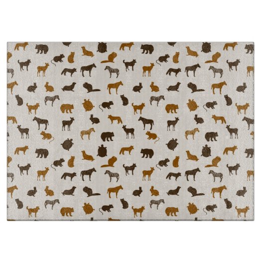 Dierpatroon 1 snijplank (Voorkant)