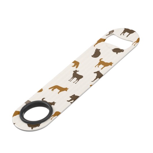 Dierpatroon 1 speed flessenopener (Achterkant Gekanteld)