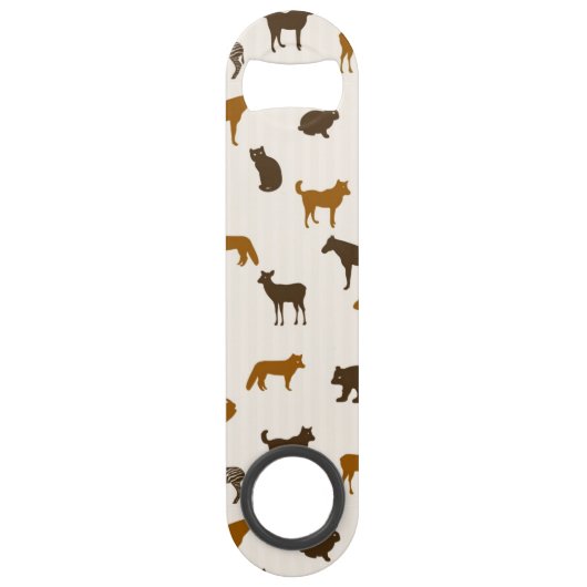 Dierpatroon 1 speed flessenopener (Voorkant)