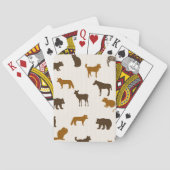 Dierpatroon 1 speelkaarten (Achterkant)