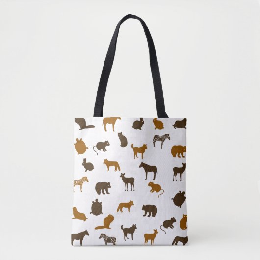 Dierpatroon 1 tote bag (Voorkant)