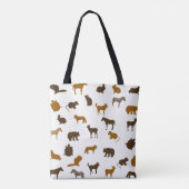 Dierpatroon 1 tote bag (Achterkant)