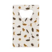 Dierpatroon 2 creditkaart flessenopener (Achterkant)