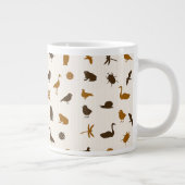 Dierpatroon 2 grote koffiekop (Rechts)