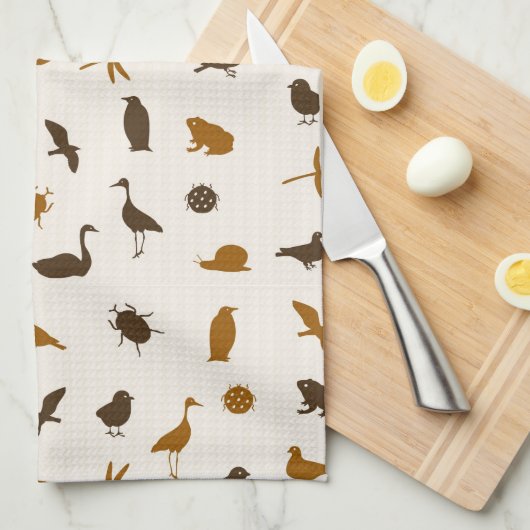 Dierpatroon 2 theedoek (Quarter Fold)