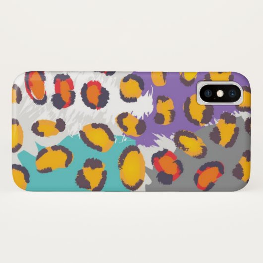 Dierpatroon van wilde dieren Case-Mate iPhone case (Achterkant (horizontaal))