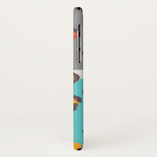 Dierpatroon van wilde dieren Case-Mate iPhone case (Achterkant/links)