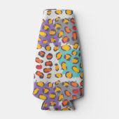 Dierpatroon van wilde dieren flesjeskoeler (Voorkant)