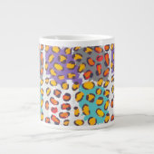 Dierpatroon van wilde dieren grote koffiekop (Voorkant)