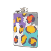 Dierpatroon van wilde dieren heupfles (Links)