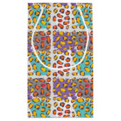 Dierpatroon van wilde dieren klein cadeauzakje (Achterkant)