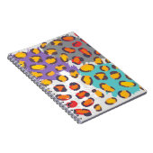 Dierpatroon van wilde dieren notitieboek (Rechterzijde)