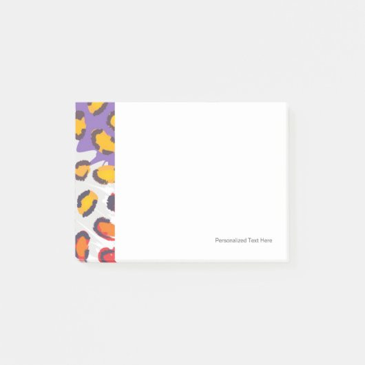 Dierpatroon van wilde dieren post-it® notes (Voorkant)