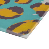 Dierpatroon van wilde dieren snijplank (Hoek)