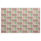 Dierpatroon van wilde dieren stof (Fat Quarter)