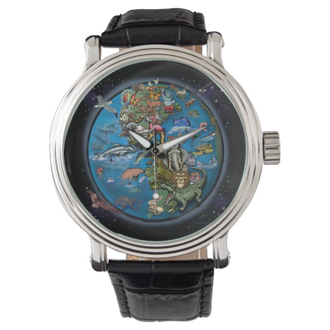 Dierplanten Horloge (Voorkant)