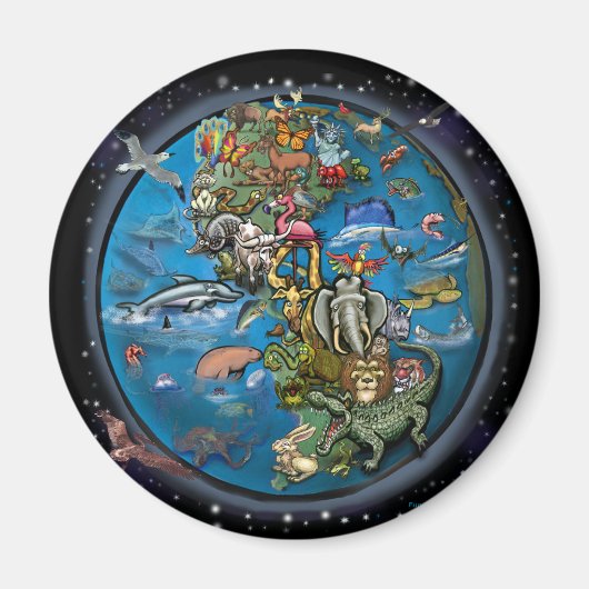 Dierplanten Magneet (Voorkant)