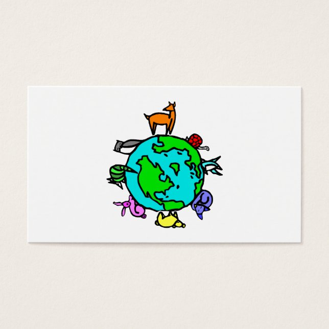 Dierplanten Visitekaartjes (Voorkant)