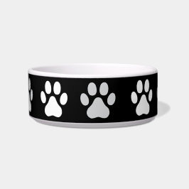 Dierpootafdrukken met 4 tenen voerbakje