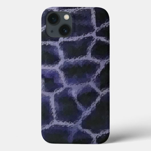 Dierprint Blauw Case-Mate iPhone Case (Achterkant)