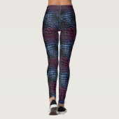 Dierprint Bloemblad Haar Cadeau Actieve Kleding Leggings (Achterkant)