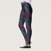 Dierprint Bloemblad Haar Cadeau Actieve Kleding Leggings (Links)
