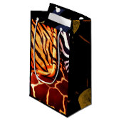 Dierprint cadeautasjes klein cadeauzakje (Voorkant Gekanteld)