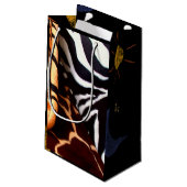 Dierprint cadeautasjes klein cadeauzakje (Achterkant Gekanteld)