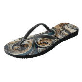 Dierprint en Swirl Flip Flops (Schuin)