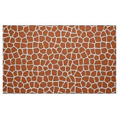 Dierprint, giraffe in tinten koperbruin stof (Fat Quarter)