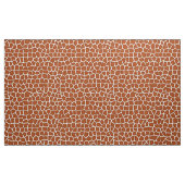 Dierprint, giraffe in tinten koperbruin stof (Yard (91,4 cm))