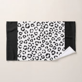 Dierprint in zwart-wit bad handdoek (Handdoek)