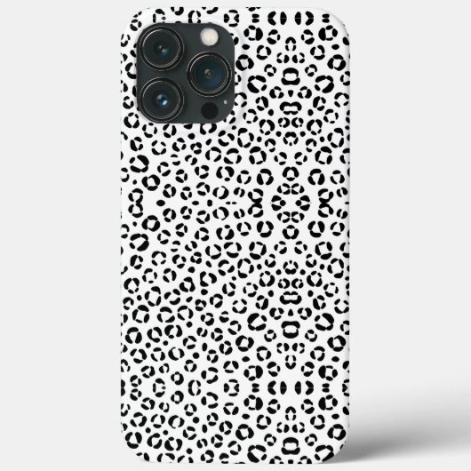Dierprint in zwart-wit Case-Mate iPhone case (Achterkant)
