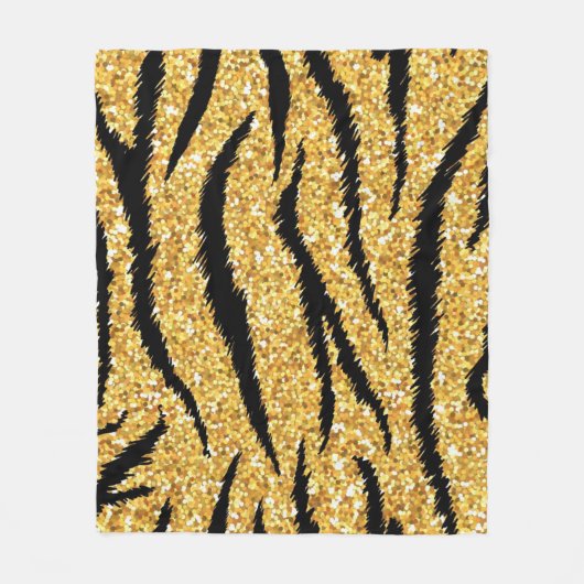 Dierprint patroon fleece deken (Voorkant)