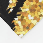 Dierprint patroon fleece deken (Hoek)